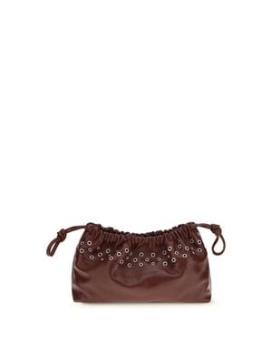 Pierre Hardy Double Clutch With Eyelets - Brown