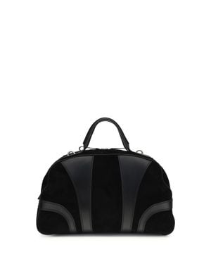 Dries Van Noten Leather Travel Bag - Black