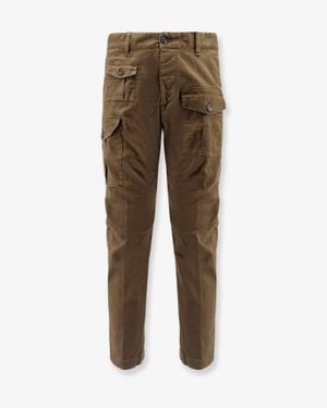 DSquared² Sexy Cargo Cotton Trousers - Natural