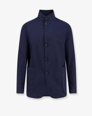 Hevò Jacket Casalvecchio Wool-Blend - Blue
