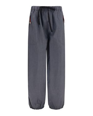 Prada Wool And Mohair Trousers - Grey