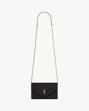 Saint Laurent Paris Chain Wallet - White