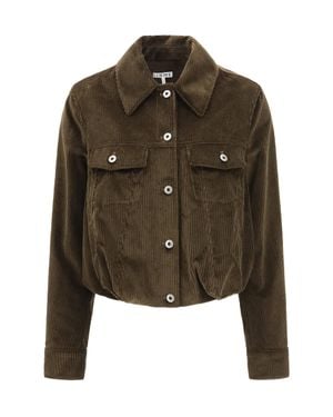 Loewe Cotton Corduroy Jacket - Brown