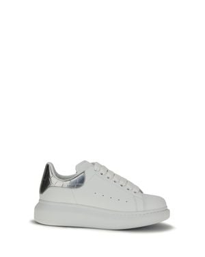 McQueen Leather Trainers - White
