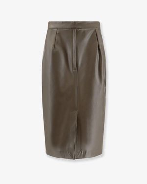 Stella McCartney Alter Mat Midi Skirt - Brown