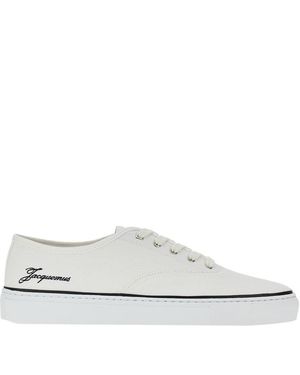 Jacquemus 'Féfé' Cotton Trainers - White