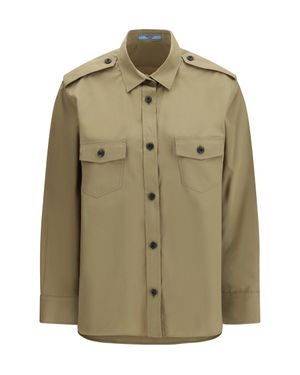Prada Cotton Poplin Shirt - Green