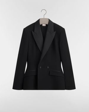 Dior "Bar" Wool Blazer Jacket - Black