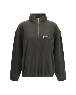 Rier Polar High-Neck Zip Jacket - Grey