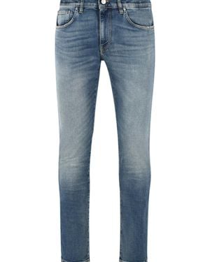 Pt05 'Swing' Stretch Cotton Jeans - Blue