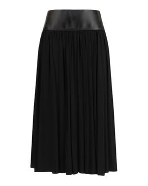 Alaïa Alaã¯A Skirt With Leather Belt - Black