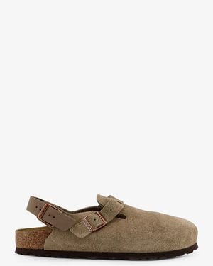 Birkenstock Tokio Ii Suede Mule - Natural