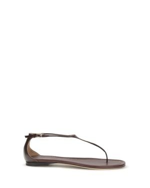 Francesco Russo Thong Sandals - Red