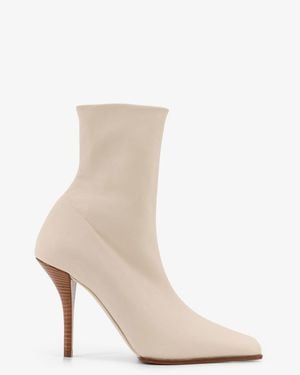 Alaïa Leather Boots - White