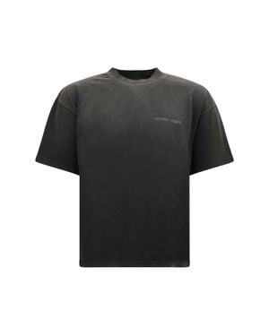 Represent Resent Cotton T-Shirt Ash - Black