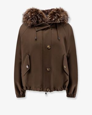 VALENTINI 1972 Reversible Faux Fur Parka - Brown
