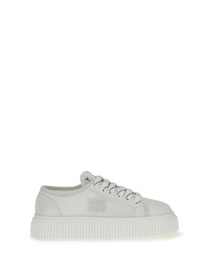 Miu Miu Platform Trainers - White