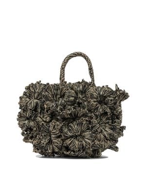 IBELIV Coraltiga Raffia Handbag - Black