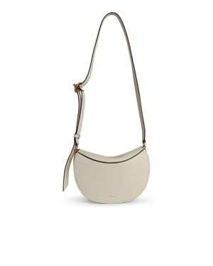Wandler Kate Leather Crossbody Bag - White