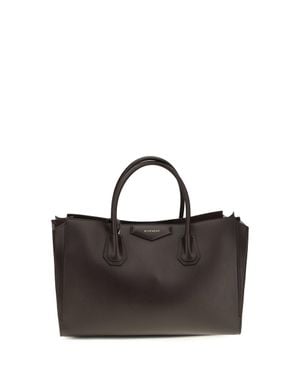 Givenchy Medium Antigona Catchall Chocolate - Black