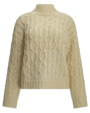 Ines De La Fressange Paris Merino Wool Knitwear - Natural