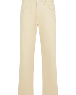AMISH 'James' Light Cotton Jeans - Natural