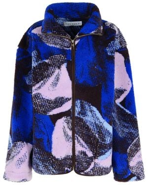JW Anderson Jw Anderson Polyester Blend Fleece - Blue