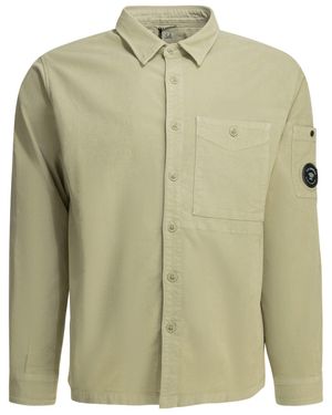 C.P. Company Corduroy Overshirt Jacket - Green