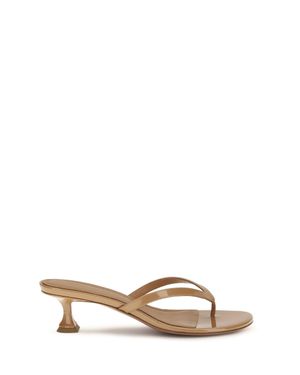AMINA MUADDI Thong Sandals Juliette - Metallic