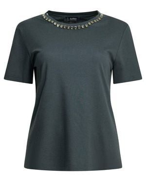 Max Mara Cotton Modal Crew-Neck T-Shirt - Green