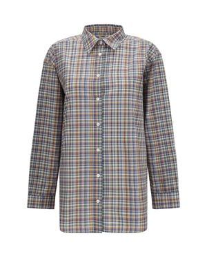 TOTEME Cotton Shirt - Grey
