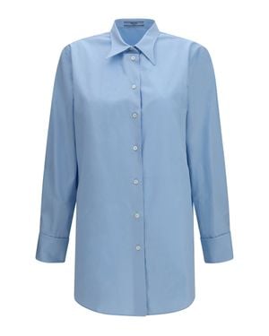Prada Cotton Poplin Shirt Cielo - Blue