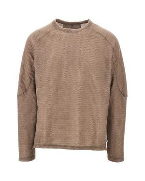 Satisfy Fuzzfleece Ad Sweatshirt - Brown