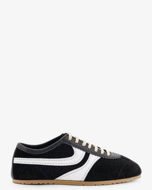 Dries Van Noten Low-Top Suede Trainers - White