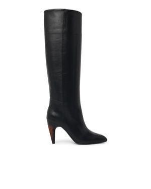 Isabel Marant Jany Leather Boots - Black