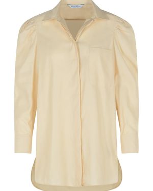 Max Mara 'Faraday' Cotton Shirt - Natural