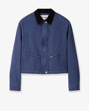 Tonywack Denim Jacket Crop Fit - Blue