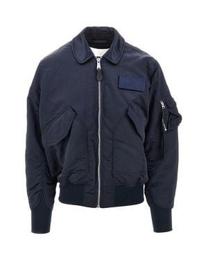 Alpha Industries Cwu-45/P Base Uv Bomber Jacket - Blue