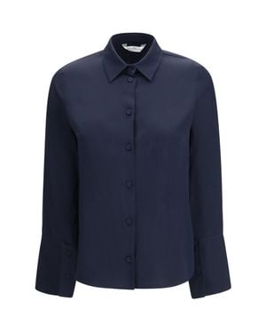 Max Mara Pure Mxpvoliera Shirt Blu Marino - Blue