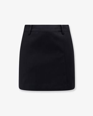 DUNST Lined Mini Skirt - Black