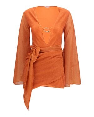 Oséree Lumière Pareo Dress - Orange