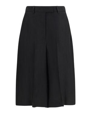 Lardini Bermuda Shorts Twill - Black