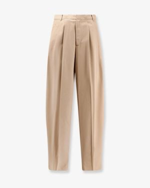 Celine Cotton Trousers - Natural