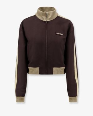 Miu Miu Mohair And Virgin Wool Jacket - Black