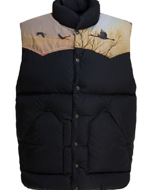 Needles X Rocky Mountain Featherbed" Sleeveless Jacket - Black