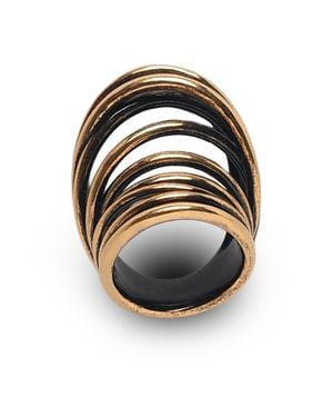 Panconesi 'Orbit Ring' Copper Ring - Black