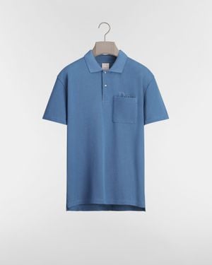 Dior Relaxed Fit Polo Shirt With Logo - Blue