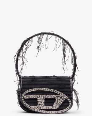 DIESEL 1Dr Denim Shoulder Bag - Blue
