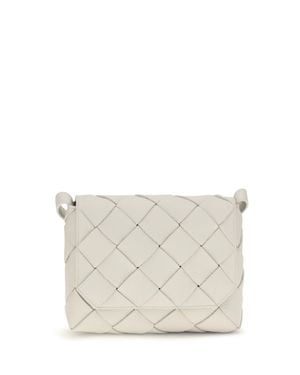Bottega Veneta Diago Shoulder Bag - White