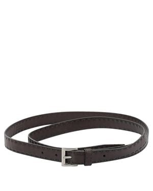 Prada Leather Belt - Brown